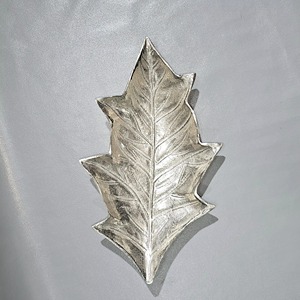 Plateau à feuilles de service poli antique Home Hotel Restaurant Parties Leaf Design Plateau classique en aluminium - Product Image 6