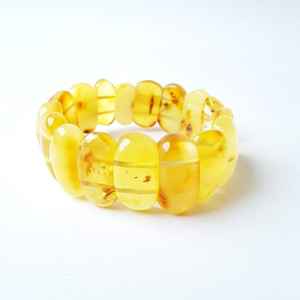 Classic Simple Charm Resin Cuff <b>Bracelet</b> for Women Handmade Beads Party Jewelry Women's Bangle - Product Image 3