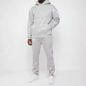 กางเกงวอร์มลำลองผ้าฟลีซระบายอากาศได้ดีสำหรับทุกเพศกางเกงวอร์มผ้าฟลีซย้อมสีด้วยมือแบบฮิปฮอปขนาดพลัสไซส์สำหรับฤดูหนาวกำหนดเอง2025 - Product Image 1