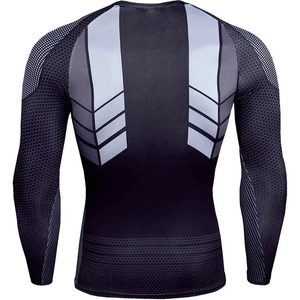 Rashguard Unisexe Personnalisé BJJ MMA Haute Qualité Sans Gi Protection UV Spandex/Polyester Respirant - Product Image 4