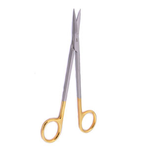 Tijeras de Metzambaum de acero inoxidable de alta calidad, fabricante de instrumentos quirúrgicos curvos romos/romos de 18cm de acero inoxidable - Product Image 5