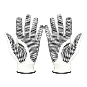 Gants de golf pour hommes en cuir de cabretta personnalisés avec logo, antidérapants, doux, respirants, à fermeture à boucle et à crochet, à doigts entiers - Product Image 5