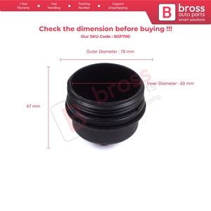 ตัวกรองน้ำมันเครื่อง BSP790 รุ่น 650170 สำหรับ Aveo Cruze Astra H J Corsa C Croma Alfa 159 - Product Image 5