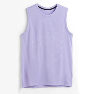 Camiseta sin mangas de entrenamiento informal para hombre más vendida, 100% de algodón, ropa activa de secado rápido, tela de punto transpirable - Product Image 1