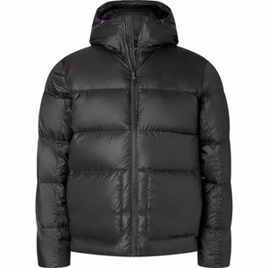 Veste d'hiver chaude pour homme, nouvelle arrivée, personnalisée, à capuche, longue, en duvet de canard, en nylon, surdimensionnée, style puffer, pour homme - Product Image 1