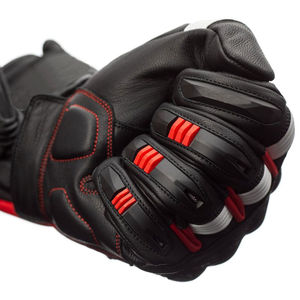 Guantes de moto personalizados de invierno de cuero a prueba de viento impermeable servicio profesional OEM - Product Image 4