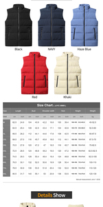 La mejor chaqueta de chaleco acolchado de algodón pesado para hombre, chaqueta de invierno de talla grande, cómoda, cálida, impermeable, con bolsillo con logotipo, ropa exterior transpirable de nailon - Product Image 6