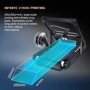 Impresora 3D IdeaFormer IR3 V2 con Cinta Transportadora de Acero de 250x250 mm, Eje Z Infinito, Bandeja Extendida y Firmware Klipper - Product Image 5