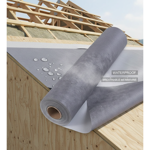 KOSITE Breathable Roofing <b>Membrane</b> HDPE PE 100M Roll <b>Waterproof</b> Vapor Permeable <b>For</b> Roof <b>Wall</b> Construction - Product Image 6