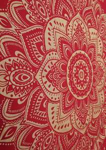 Belle bohème reine taille tenture murale coton tissu fait à la main literie tapisseries indien imprimé Mandala anniversaire Portrait - Product Image 5