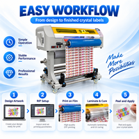 Nouvelle machine DTF numérique automatique 60CM double XP600 à encre UV TPU, format large rouleau-à-rouleau, pour usage domestique, garantie 1 an, en acier