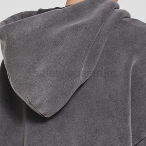 Sudaderas con Capucha de Invierno para Hombre de Primera Calidad con Lavado Ácido |   Impresión Digital con Logotipo Personalizado |   Ajuste Holgado, Impermeable y Transpirable - Product Image 6