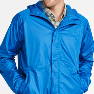 Veste coupe-vent légère et imperméable personnalisée pour hommes, toutes saisons, entraînement, position avant à capuche pour l'extérieur-Prix de gros - Product Image 5