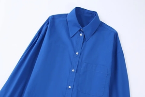 Camisas y blusas de secado rápido para mujer anti pilling transpirable cómodo logotipo personalizado fácil de usar blusas ligeras - Product Image 5