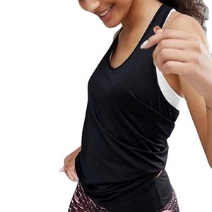 Vente chaude Élégant Femmes Débardeur Respirant Coton Polyester Casual Fitness Gym Porter dans le Meilleur Style Jersey Tissu - Product Image 5