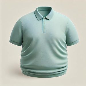 เสื้อยืดโปโลแห้งเร็วสำหรับผู้ชายแบบลำลองสำหรับผู้ชายเสื้อยืดแบบถักลายสีพื้นไม่เหมือนใครพิมพ์ลายไซส์ใหญ่พิเศษเทคนิคการถักทอแขนสั้น - Product Image 5