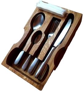 Porte-couverts en bois pour couverts/porte-ustensiles nouveaux couverts en bois/nouveau Style porte-couverts en bois hôtel bar Tables Restaurant - Product Image 2