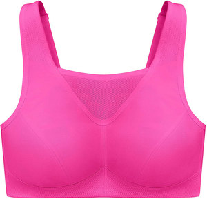 Digital Printing Logo High <b>Support</b> Racerback Sports Bra <b>Crop</b> <b>Top</b> Fitness Tights Beautiful Back Lace Scoop Neck Removable Pads - Product Image 4