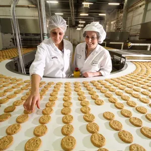 Programación plc, máquina formadora de galletas para desayuno, máquina formadora de impresión de galletas de mantequilla, crema de chocolate, horno de túnel para galletas - Product Image 1