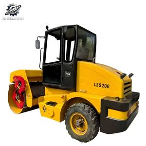 Rodillo Compactador Usado Luojian LSS206, 6 Toneladas de Peso Operativo, Compactador Vibratorio de Un Solo Tambor, Compactador Pequeño de Construcción Chino Original - Product Image 1