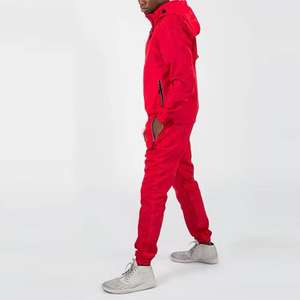 Conjuntos cortavientos para hombre con logotipo personalizado, chándal para correr, pantalones, chaqueta transpirable, conjunto cortavientos de dos piezas - Product Image 4