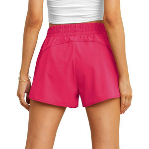 Vente en gros de shorts de jogging personnalisés à la mode pour femmes shorts de sport décontractés en coton pour femmes - Product Image 3
