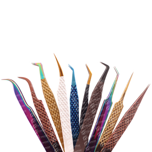 Pointes inclinées avec précision pour un ramassage et un placement sans effort des cils Matériau en acier inoxydable Parfait pour les cils individuels - Product Image 3