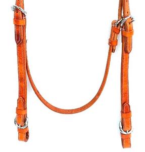 Cabezal de cuero de alta calidad para montar a caballo, hebilla de latón de liberación rápida y auriculares Concho, producto de excelente valor - Product Image 5