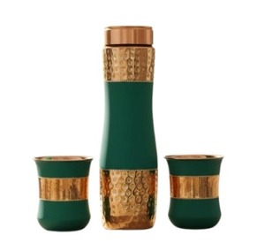 ขวดทองแดงโค้งกำมะหยี่ขนาด1ลิตรส่งตรงจากโรงงานเพิ่มความหรูหราให้กับวันของคุณด้วยขวดทองแดงขนาด1ลิตร - Product Image 1