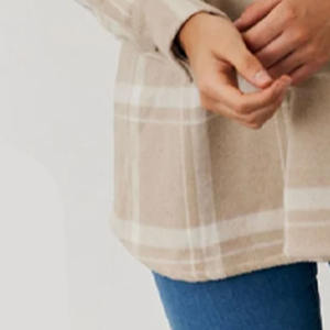 Lana personalizada transpirable mujeres Shackets calidad superior estilo decente OEM/ODM venta al por mayor pedido a granel disponible todos los tamaños y colores - Product Image 5