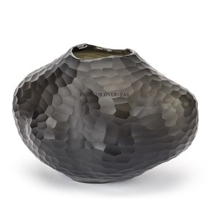 Couleur noire enduit de poudre élégant Look Designer haute qualité en métal fait Vase à fleurs mariage et fête Table décor approvisionnement - Product Image 5