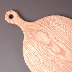 Planche à découper en bois d'acacia massif 2026, fabrication artisanale, forme ronde classique, planche à découper en bois pour la cuisine, les restaurants et les hôtels - Product Image 2