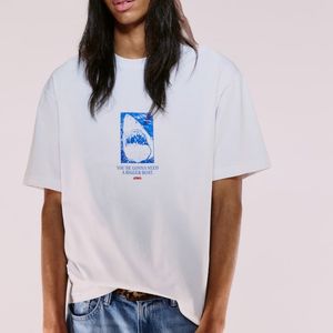 100% algodón liso de alta calidad cuello redondo manga corta Casual Top personalizado antiarrugas transpirable camisetas para hombres - Product Image 1