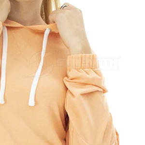 Conjunto corto de Sudadera con capucha para mujer de gran tamaño 2023 estilo informal de moda con patrón sólido para invierno-MOQ bajo - Product Image 5