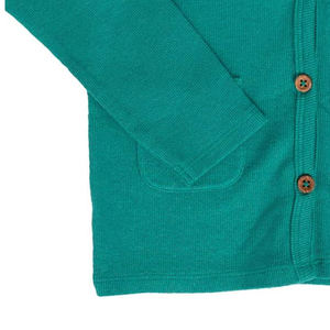 Vintage College Letterman <b>Cardigan</b> for Women <b>Long</b> Sleeve Chunky Knit Sweater with Button Decoration Casual Winter Style - Product Image 5