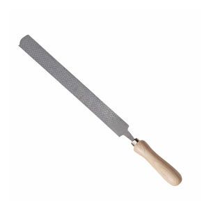 Cuchillo raspador profesional para pezuñas de caballo, acero con alto contenido de carbono, 350 mm, lima de doble cara para recortar, herramienta de herrador, mango, instrumento veterinario - Product Image 1