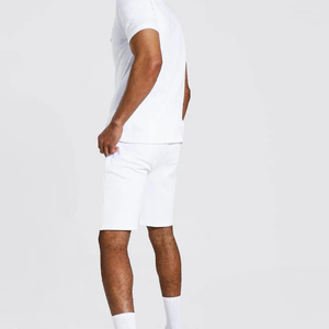 Ensemble court décontracté de sport d'été pour hommes – Qualité supérieure, sur mesure, nouveau style, séchage rapide, en polyester/coton tricoté - Product Image 6
