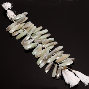Perles de sillimanite enduites, perles en forme de poire de pierres précieuses de sillimanite, perles de pierres précieuses à facettes de sillimanite pour la fabrication de bijoux - Product Image 1