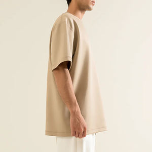 เสื้อยืดโอเวอร์ไซส์สำหรับผู้ชายเสื้อยืดโอเวอร์ไซส์สำหรับการใช้งานแบบลำลองบริการ OEM ดีไซน์ใหม่ - Product Image 4