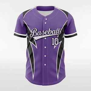 Conjuntos de Camisetas de Béisbol Personalizadas con Diseño de Botones, 100% Poliéster, Transpirable, de Secado Rápido, Ropa Deportiva para Uso Diario, Unisex, Adulto - Product Image 3