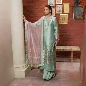 Style indien pakistanais décontracté Salwar Kameez robe de soirée pakistanaise prêt à l'emploi dames coton costume cousu élégant femme robes - Product Image 1