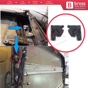BSR520 Sunroof Water Drain Plate Slider Rattle Fix Mounting <b>Brackets</b> for Bora A4 Golf 4 5 Passat B5 Superb MK1 A3 8L A4 B5 B6 A6 - Product Image 5