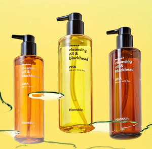 Hanskin น้ำมันทำความสะอาดและชุดแผ่นกำจัดสิวหัวดำ300มล. ที่มีประสิทธิภาพน้ำมันลบเครื่องสำอางและทรีทเมนต์สิวหัวดำ - Product Image 6