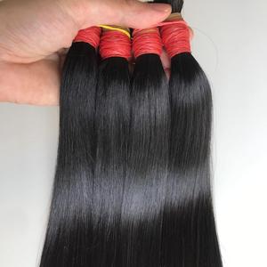 Extensiones de cabello alineado con cutícula virgen a granel de gran calidad, proveedor de cabello virgen crudo que ofrece cabello liso de hueso al por mayor - Product Image 5