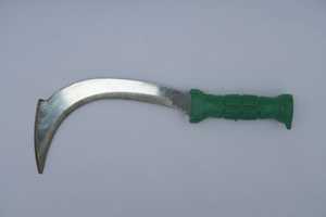 ชุดเครื่องมือทำสวนสแตนเลส ยี่ห้อ NISAKU รุ่น KUSANUKI-KAMA ใช้งานสะดวก ใช้ตัดหญ้า ตัดแต่งกิ่งไม้ คล้ายมีดเล็ก ผลิตในอินเดีย - Product Image 6