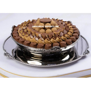 Cuenco de metal para chocolate, cuenco dulce de diseñador Chapado en plata, cuenco de chocolate de lujo decorativo hecho a mano de calidad Superior - Product Image 6