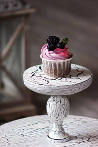 แท่นวางเค้กไม้ทรงกลมปรับแต่งได้อุปกรณ์ทำเค้กดีไซน์เงางาม - Product Image 2