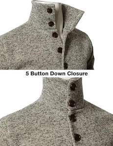 2024 Customized High Quality Women's Oversized Pullover <b>Fleece</b> Sweatshirts Long Sleeve Knitted <b>Sweaters</b> Embroidered for Winter - Product Image 5