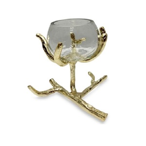 Portavelas clásico de doble Luz de té, decoración del hogar de la industria de tendencia con soporte votivo de diseñador para Material de Metal de Navidad - Product Image 4