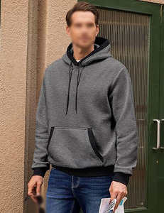 เสื้อฮู้ดดี้คุณภาพสูงแบบกำหนดเอง 420 450 500 600 GSM พิมพ์ลายสำหรับผู้ชาย ผ้าฝ้ายโพลี 100% เสื้อสเวตเชิ้ตฤดูหนาวทรงโอเวอร์ไซส์ ผู้ผลิตเสื้อฮู้ดดี้ - Product Image 2